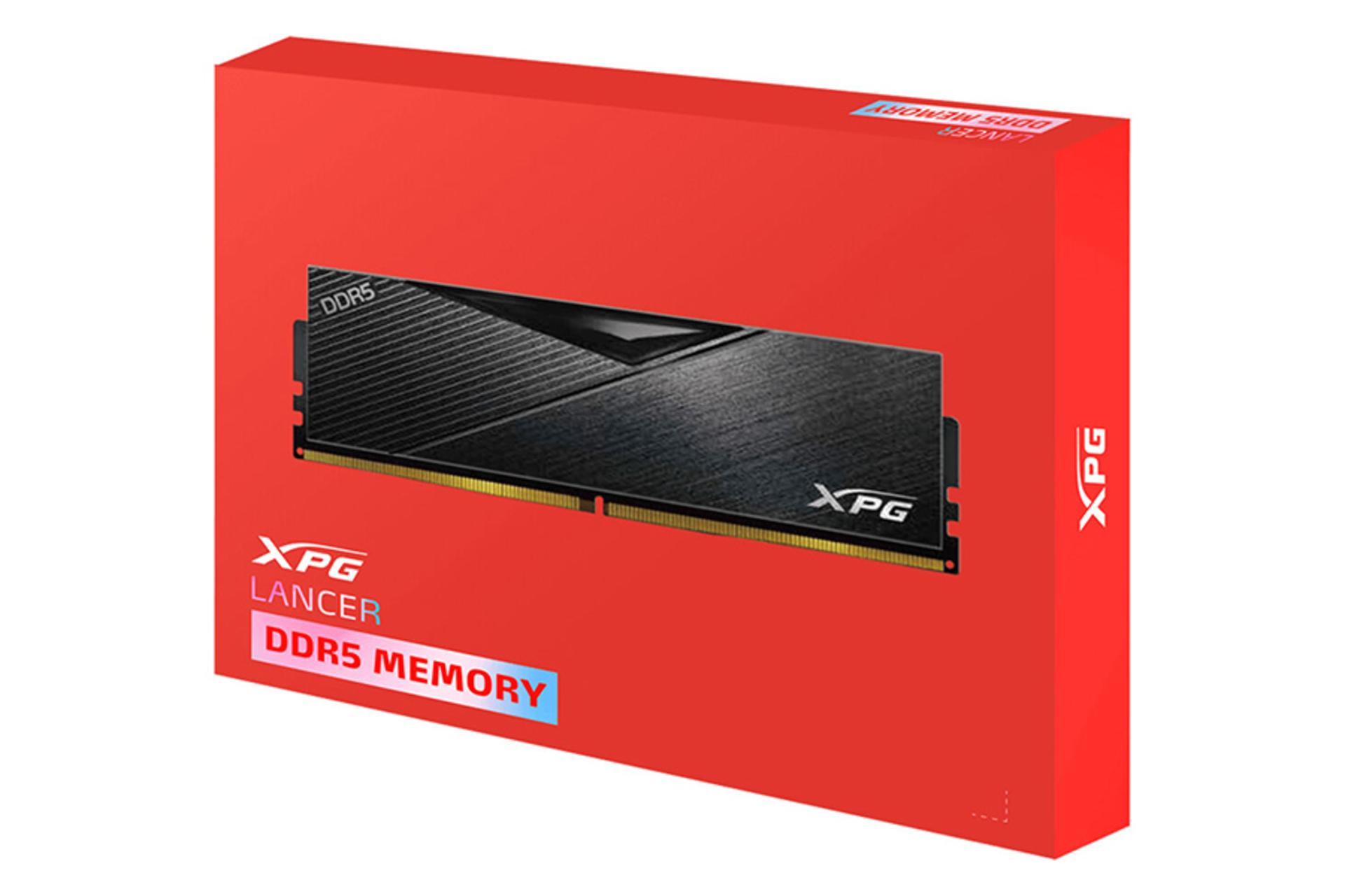 نمای پک رم ای دیتا XPG LANCER ظرفیت 32 گیگابایت از نوع DDR5-6000
