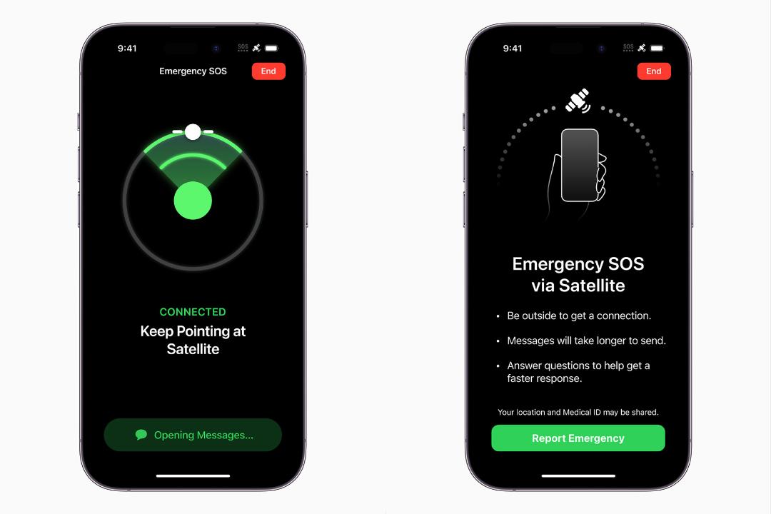 قابلیت ارتباط ماهواره ای در آیفون ۱۴ پرو مکس اپل و iPhone 14 Pro