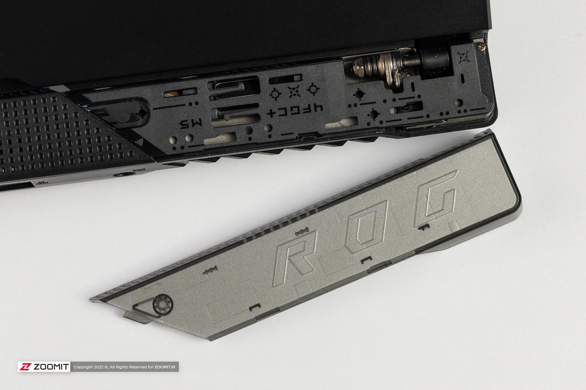 جدا شدن بخش armor cap از لپ‌تاپ گیمینگ Scar 15 ایسوس