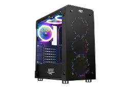 نمای نیم رخ جلو و سمت چپ کیس کامپیوتر اوست GT-AV07-BG
