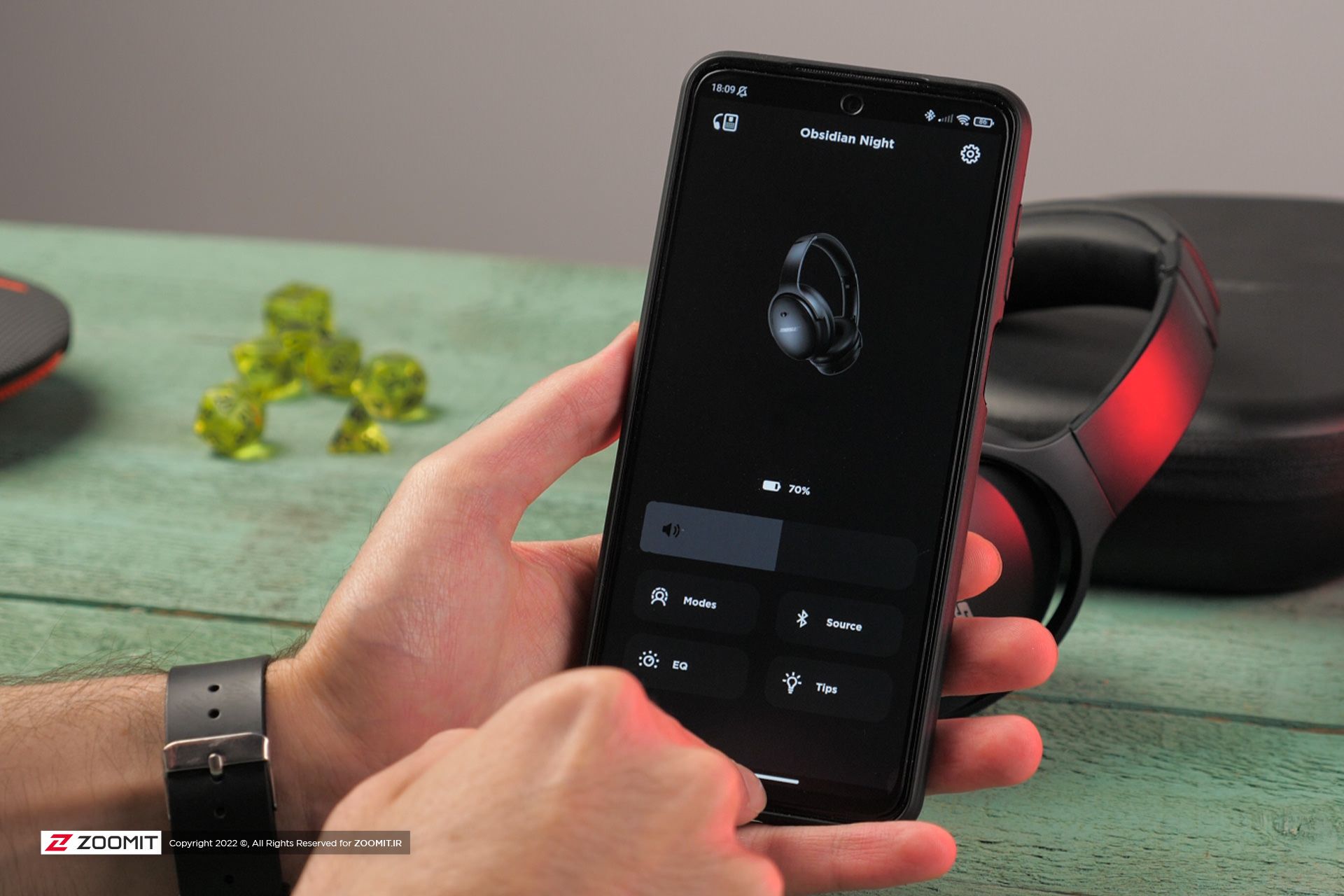 اپلیکیشن هدفون بوز QC45