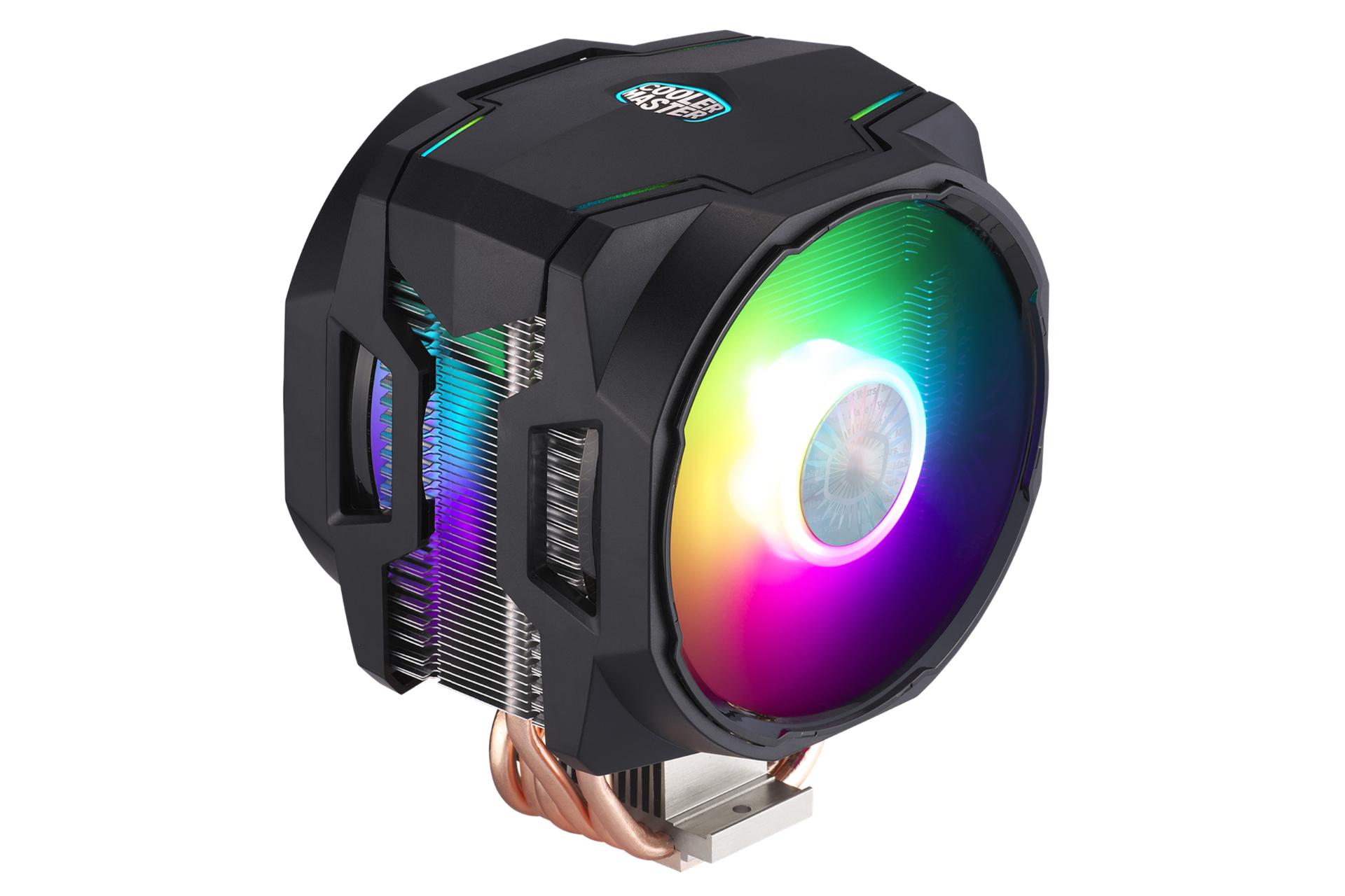 نمای چپ خنک کننده پردازنده کولر مستر MASTERAIR MA610P ARGB