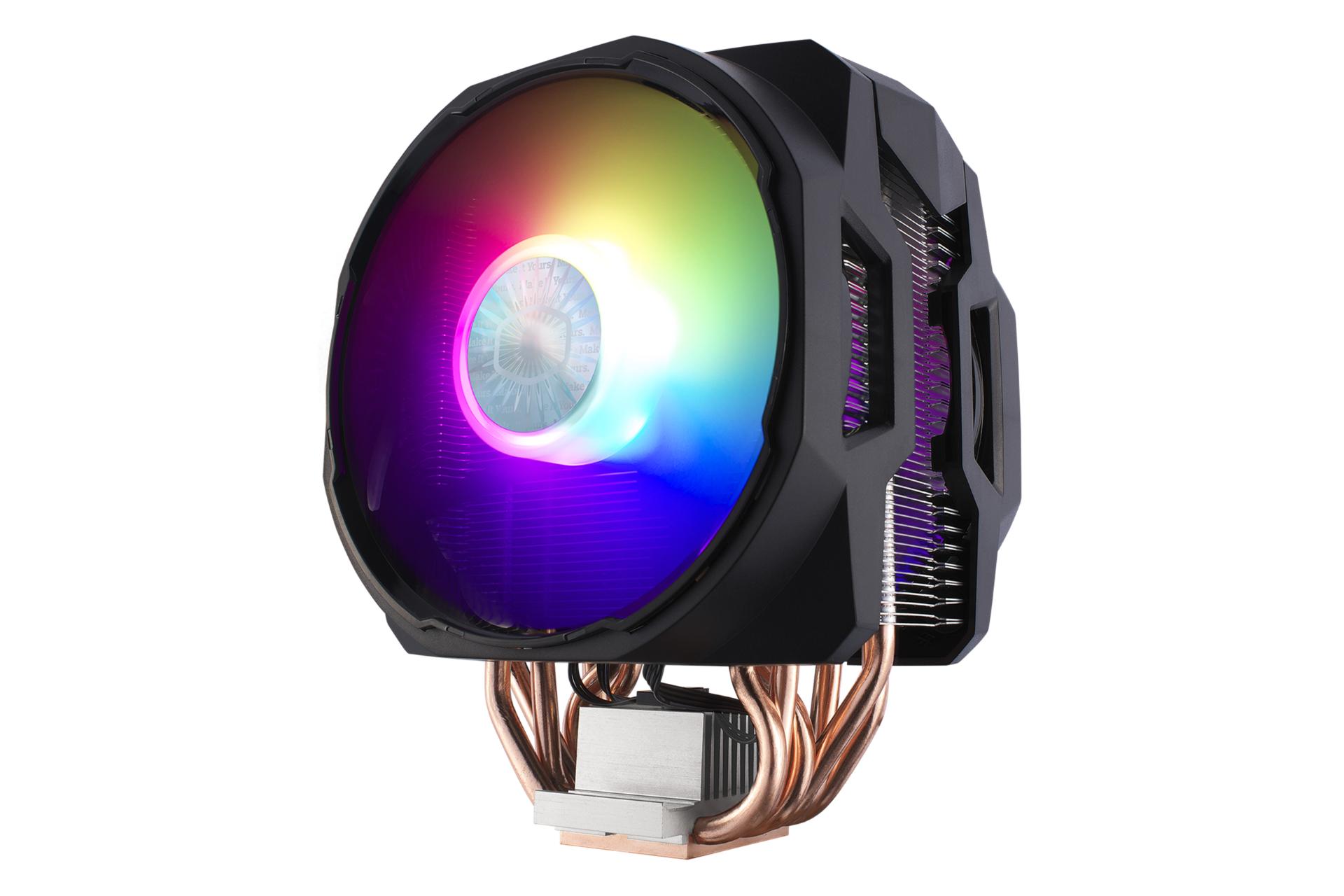 نمای راست خنک کننده پردازنده کولر مستر MASTERAIR MA610P ARGB