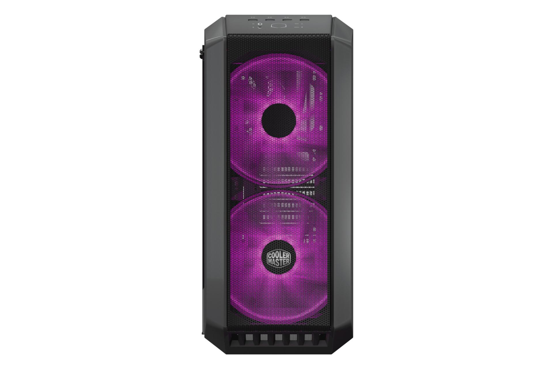 نمای جلوی کیس کامپیوتر کولر مستر MASTERCASE H500