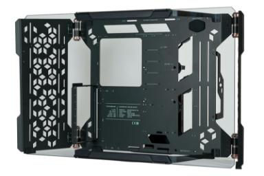 نمای نیم رخ جلوی کیس کامپیوتر کولر مستر MasterFrame 700