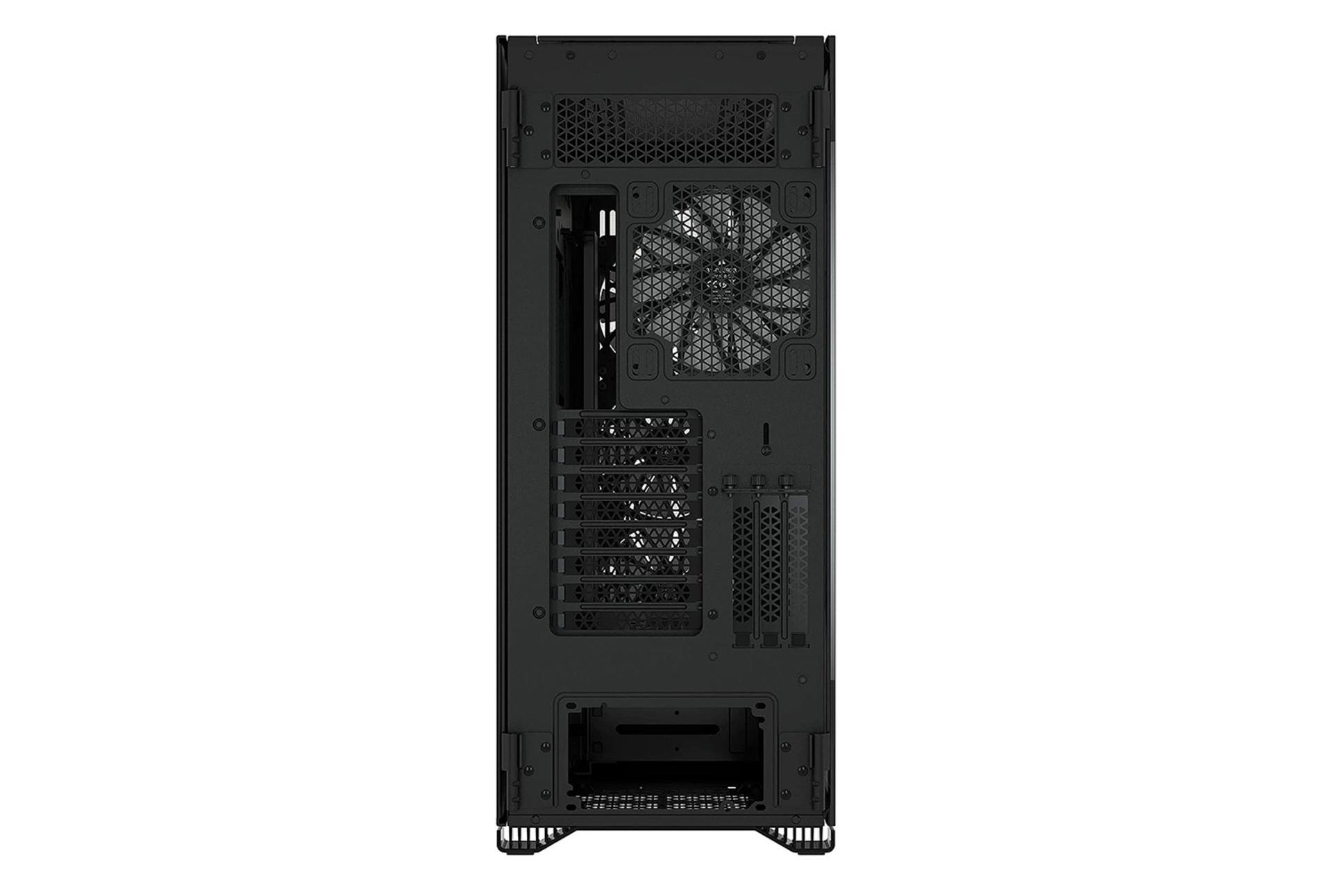 نمای پشت کیس کامپیوتر کورسیر iCUE 7000X RGB