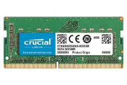 نمای جلوی رم کروشیال CT8G4S266M ظرفیت 8 گیگابایت از نوع DDR4-2666