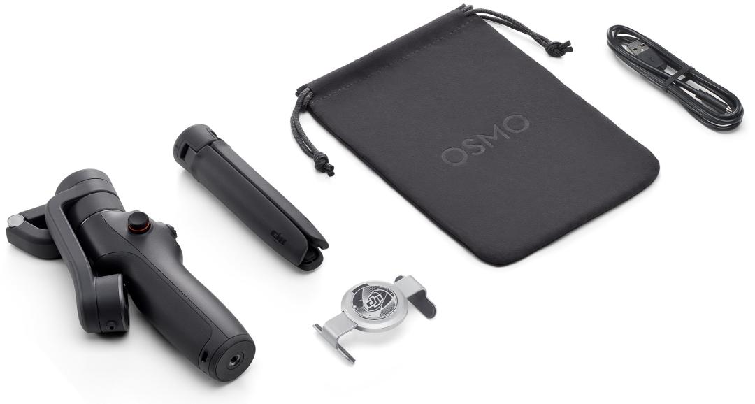 محتویات جعبه گیمبال DJI Osmo Mobile 6