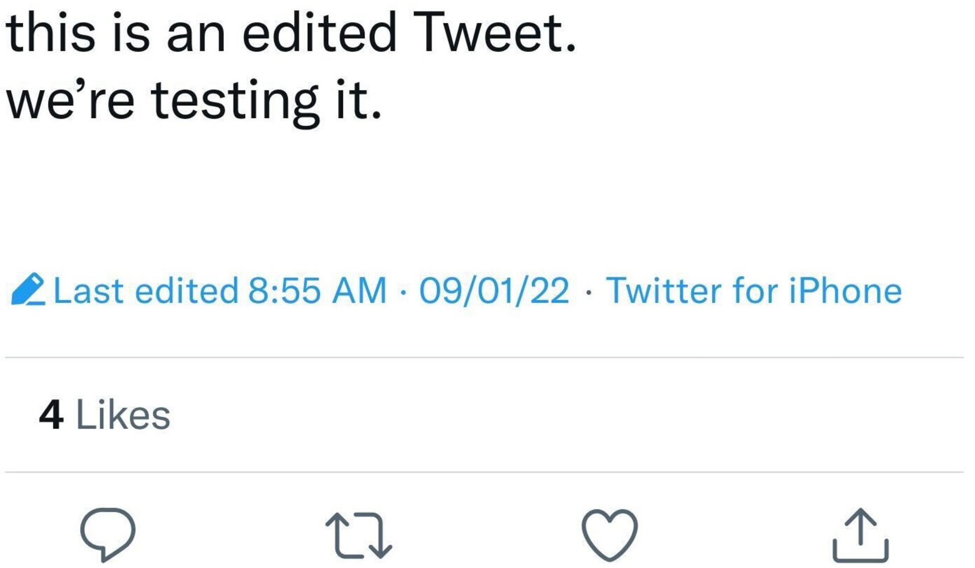 اسکرین شات قابلیت ویرایش توییت توییتر Twitter