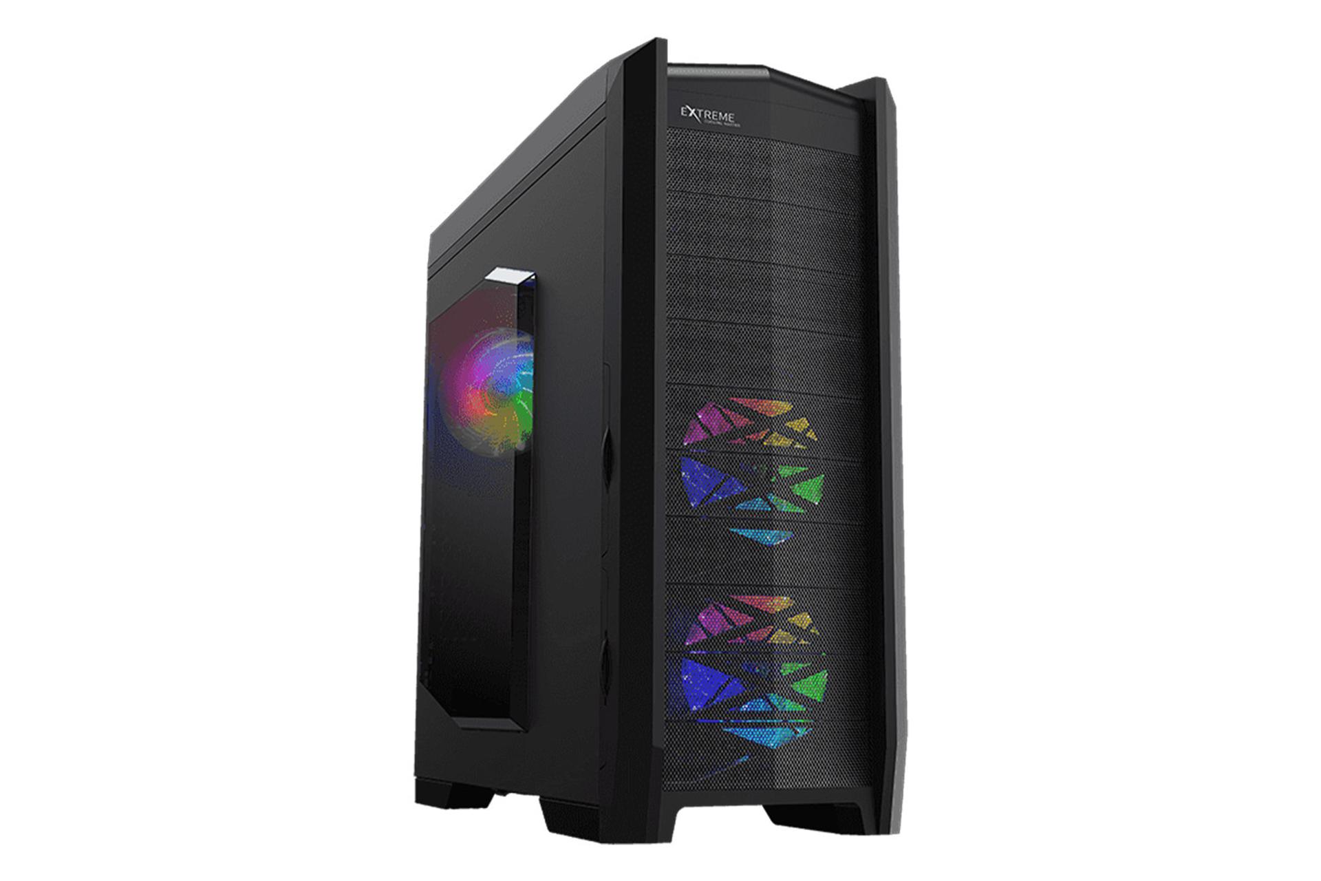 نمای نیم رخ جلو و سمت چپ کیس کامپیوتر گیم مکس Dragon Knight