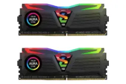 نمای جلوی رم گیل Super Luce RGB SYNC ظرفیت 32 گیگابایت (2x16) از نوع DDR4-3200 رنگ مشکی