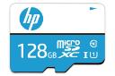 نمای روبرو کارت حافظه اچ پی microSDXC با ظرفیت 128 گیگابایت مدل MX310 کلاس 10