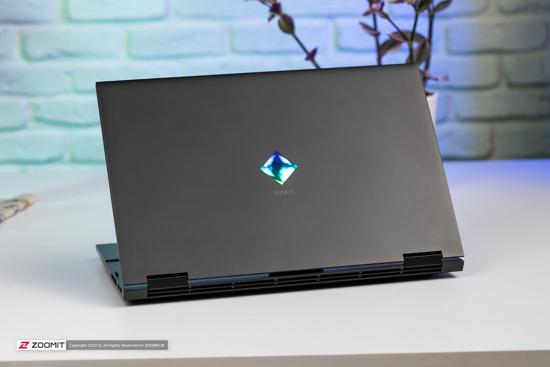 طراحی پشت لپ‌تاپ HP OMEN 16 2021 مدل اینتل