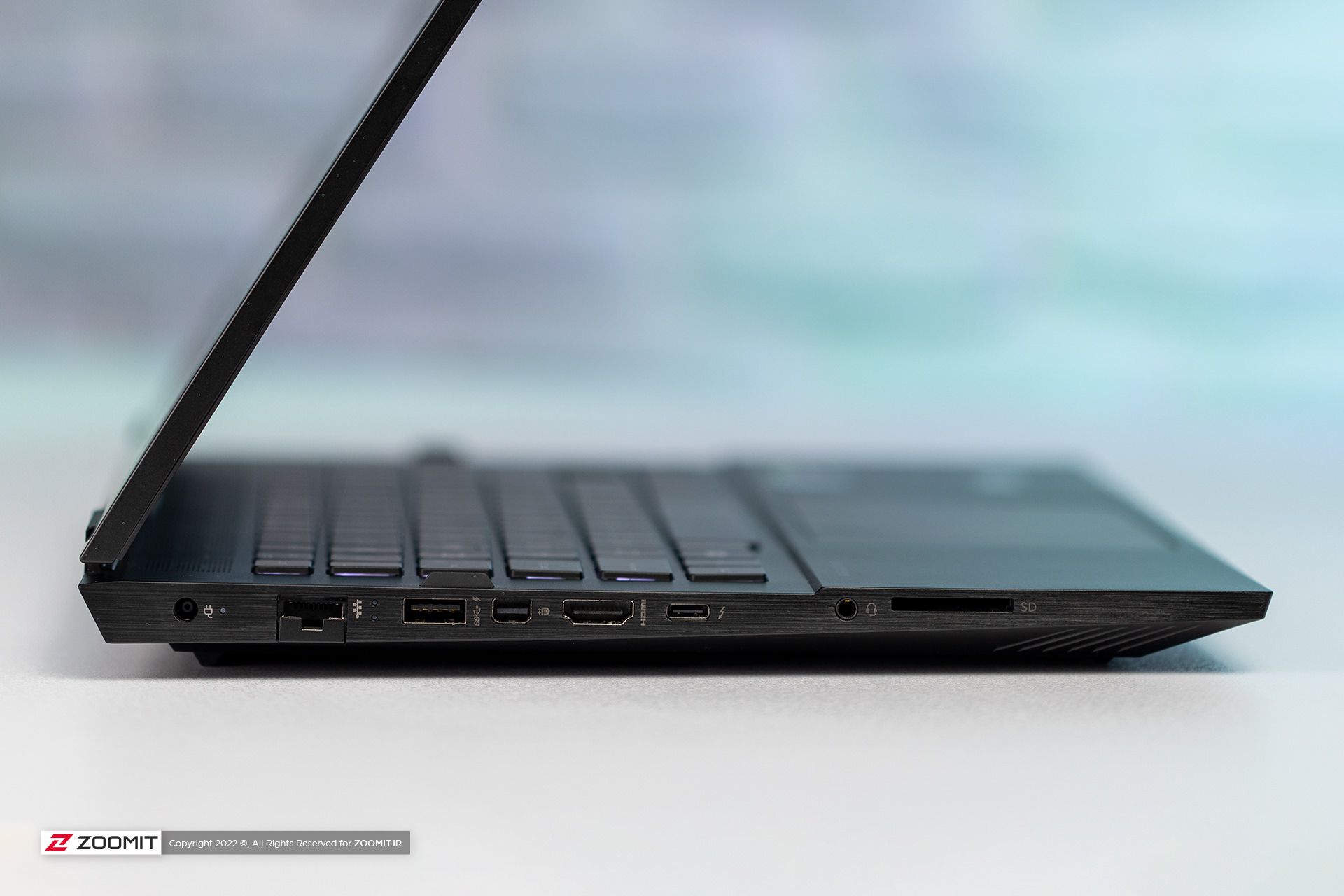 درگاه‌ها و پورت‌های لپ تاپ گیمینگ HP OMEN اچ پی پردازنده اینتل