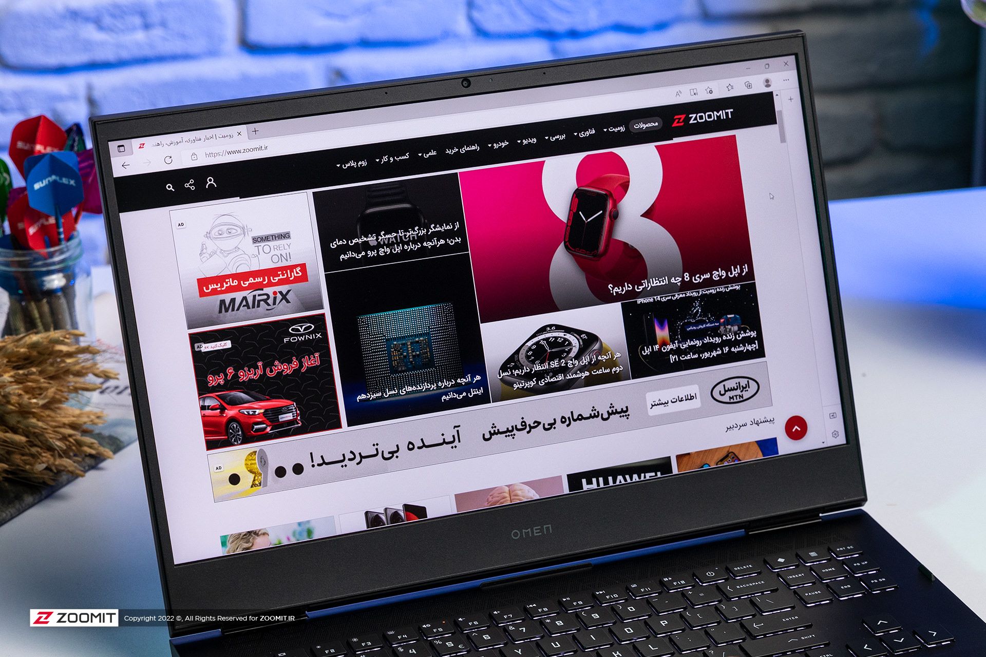 نمایشگر لپ تاپ گیمینگ اچ پی HP OMEN