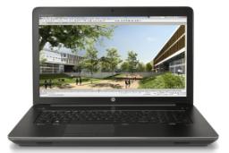 نمای روبرو لپ تاپ ZBook 17 G3 Mobile Workstation اچ پی