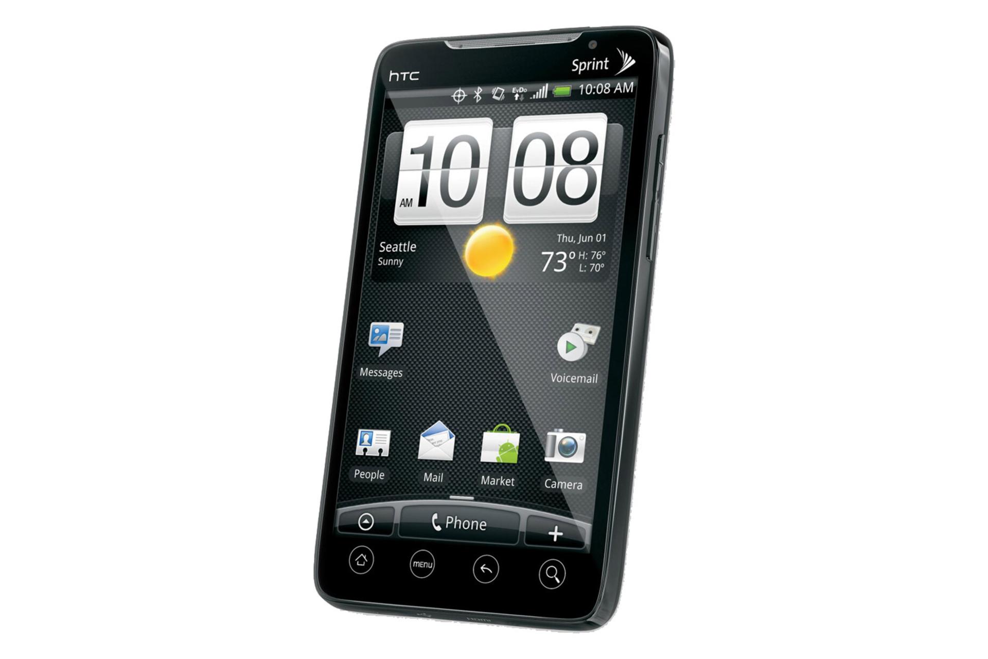 نمایشگر Evo 4G+ اچ تی سی