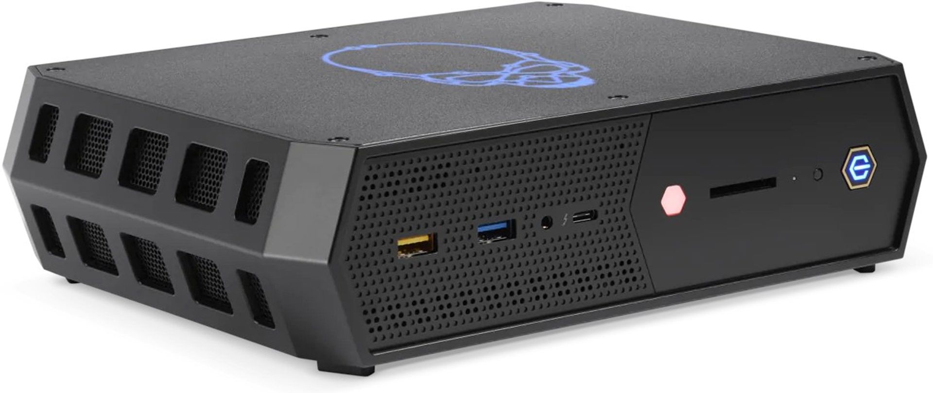 نمای جلو کامپیوتر Intel NUC 12 Enthusiast اینتل