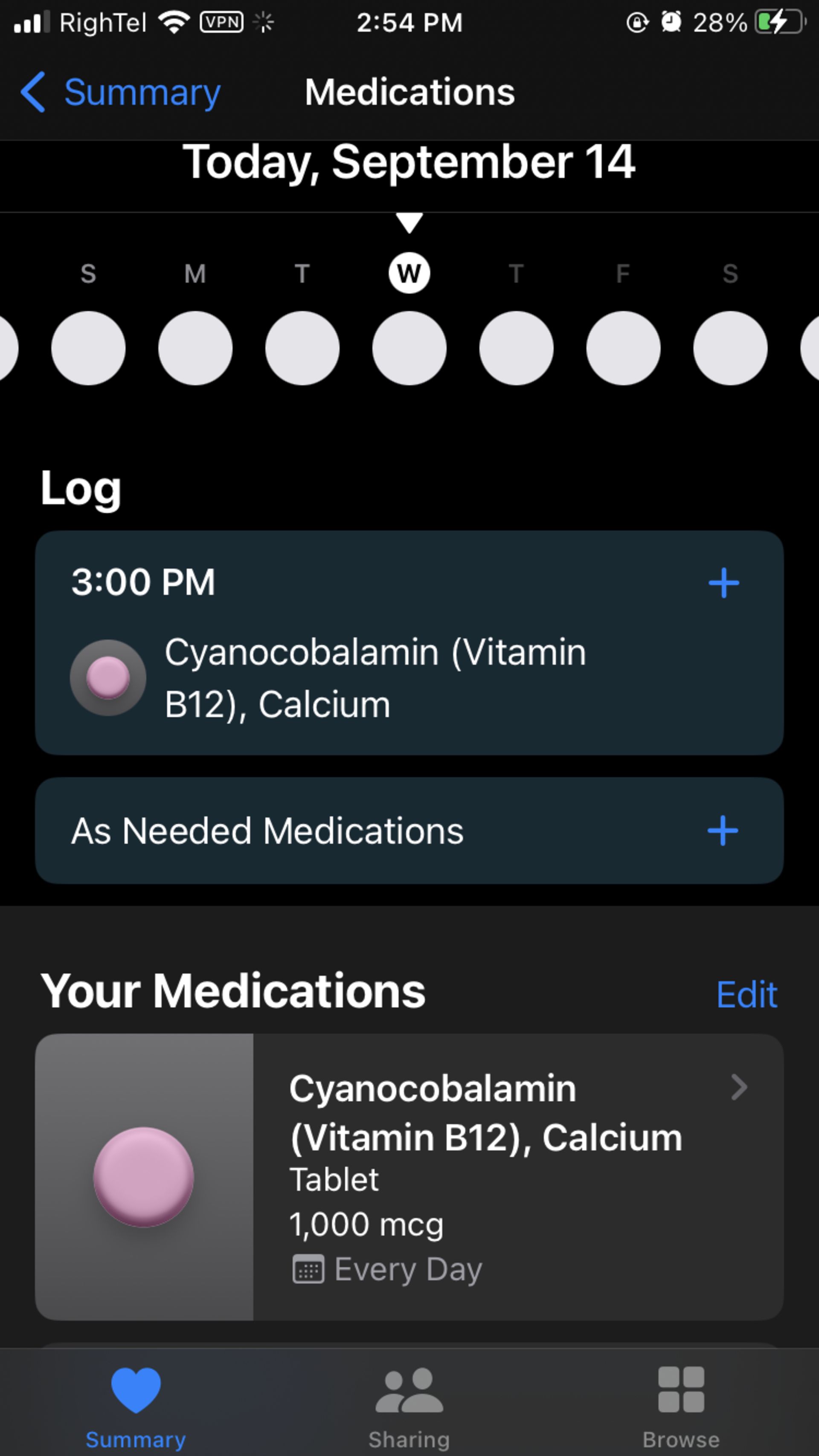 گزینه Medications در iOS 16