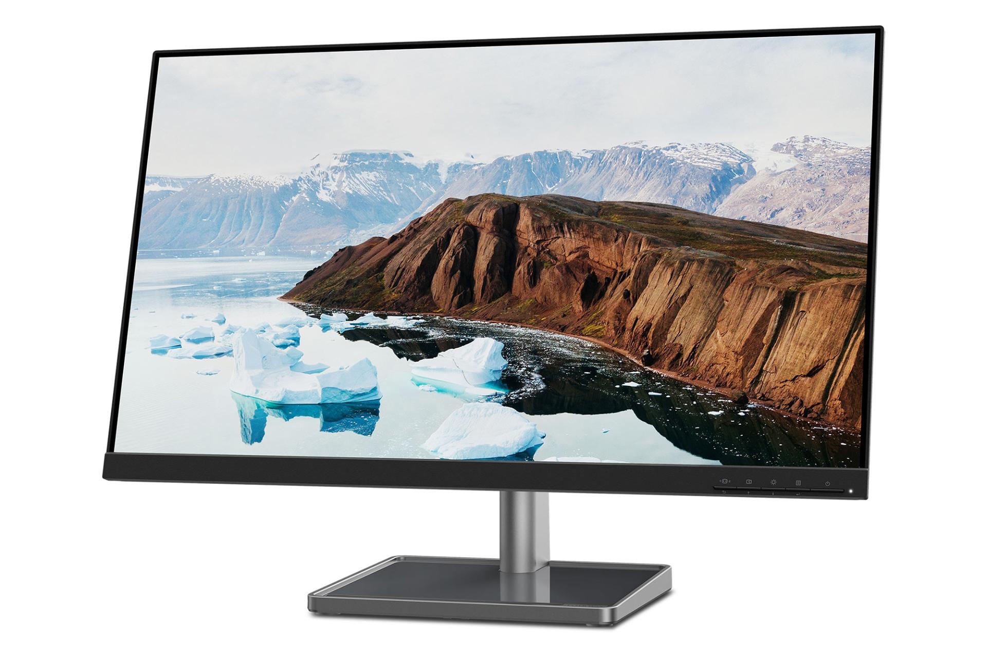 نمای جلوی مانیتور لنوو 27 اینچ مدل L27m-30