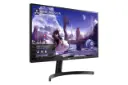 نمای نیم رخ جلو و سمت چپ مانیتور ال جی 27 اینچ مدل 27QN600 