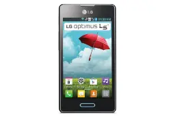 نمای جلو گوشی ال جی اپتیموس L5 II E640 رنگ مشکی