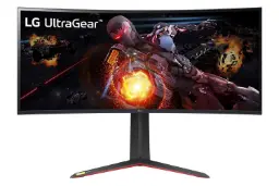 نمای جلوی مانیتور ال جی 34 اینچ مدل UltraGear 34GP950G-B