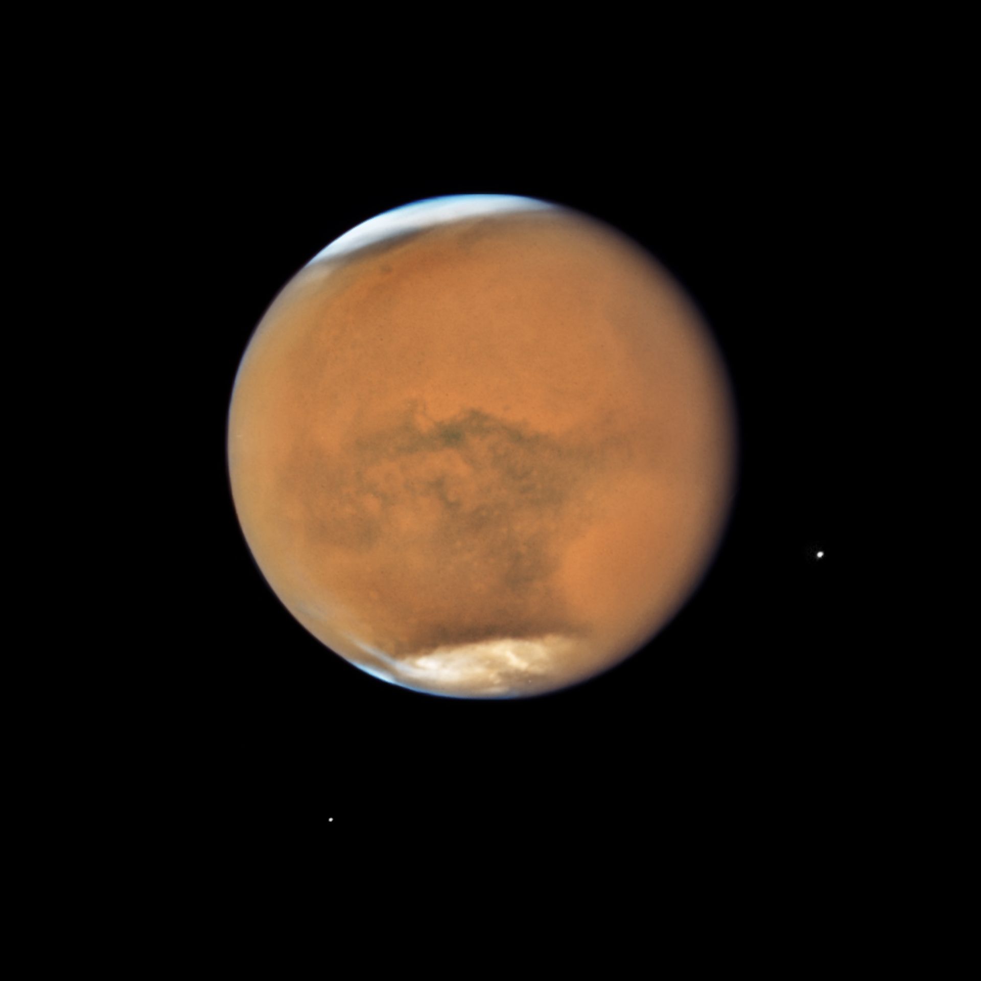 Mars from the Hubble Space Telescope