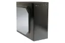 نمای نیم رخ جلو و پنل شیشه ای سمت چپ کیس کامپیوتر نکو مدل NECO 5902