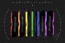 نمایش نورهای مختلف RGB رم او سی پی سی X3 RGB ظرفیت 32 گیگابایت (2x16) از نوع DDR4-3200