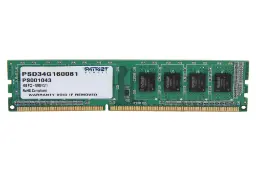 نمای جلوی رم پاتریوت Signature Line ظرفیت 4 گیگابایت از نوع DDR3-1600 