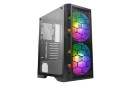 نمای نیم رخ جلو و سمت چپ کیس کامپیوتر ریدمکس X616