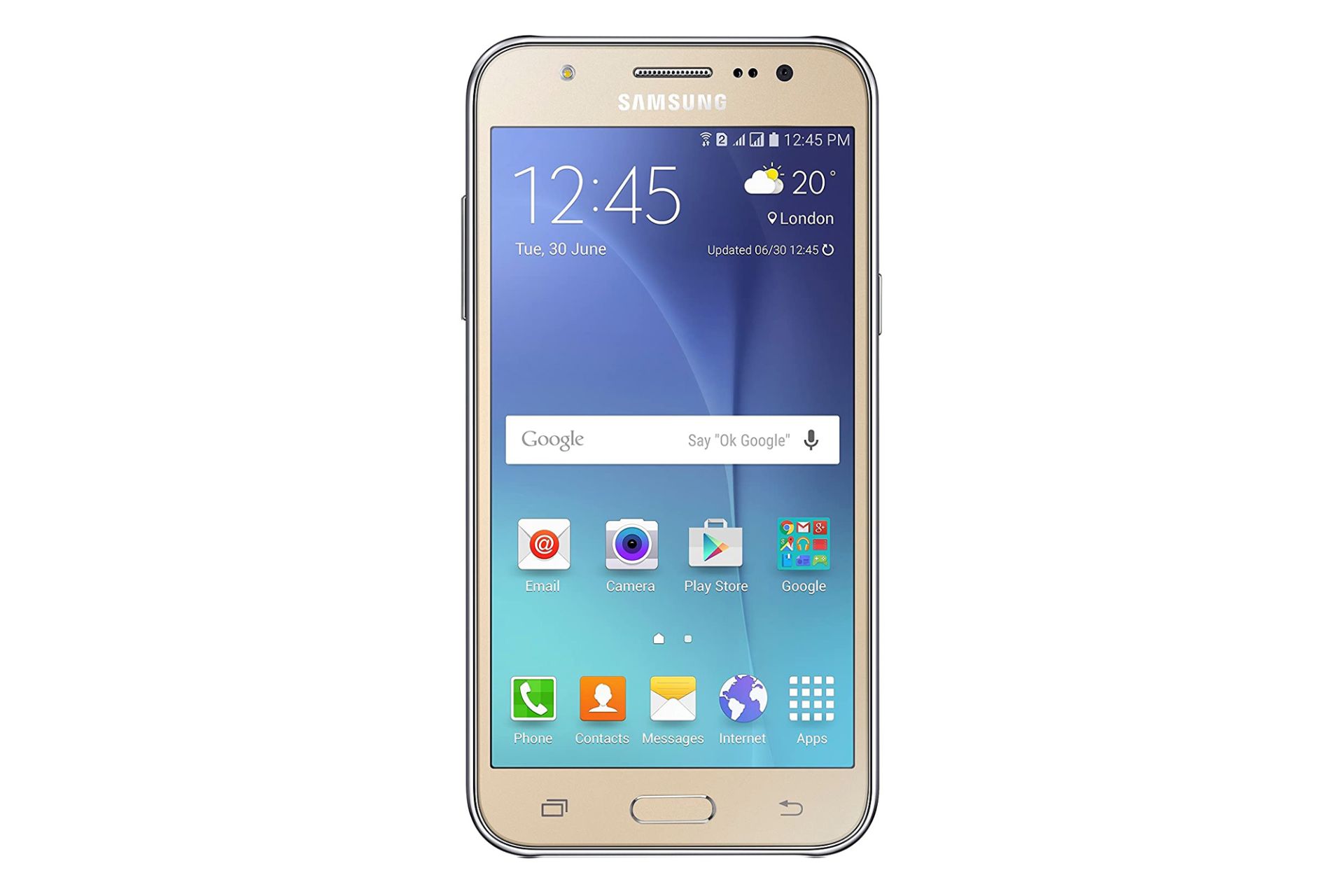 گلکسی J5 سامسونگ طلایی Samsung Galaxy J5