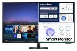 نمای روبروی مانیتور سامسونگ 43 اینچ مدل LS43BM700U