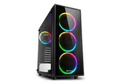 نمایش فن های RGB کیس کامپیوتر شارکن TG4 RGB