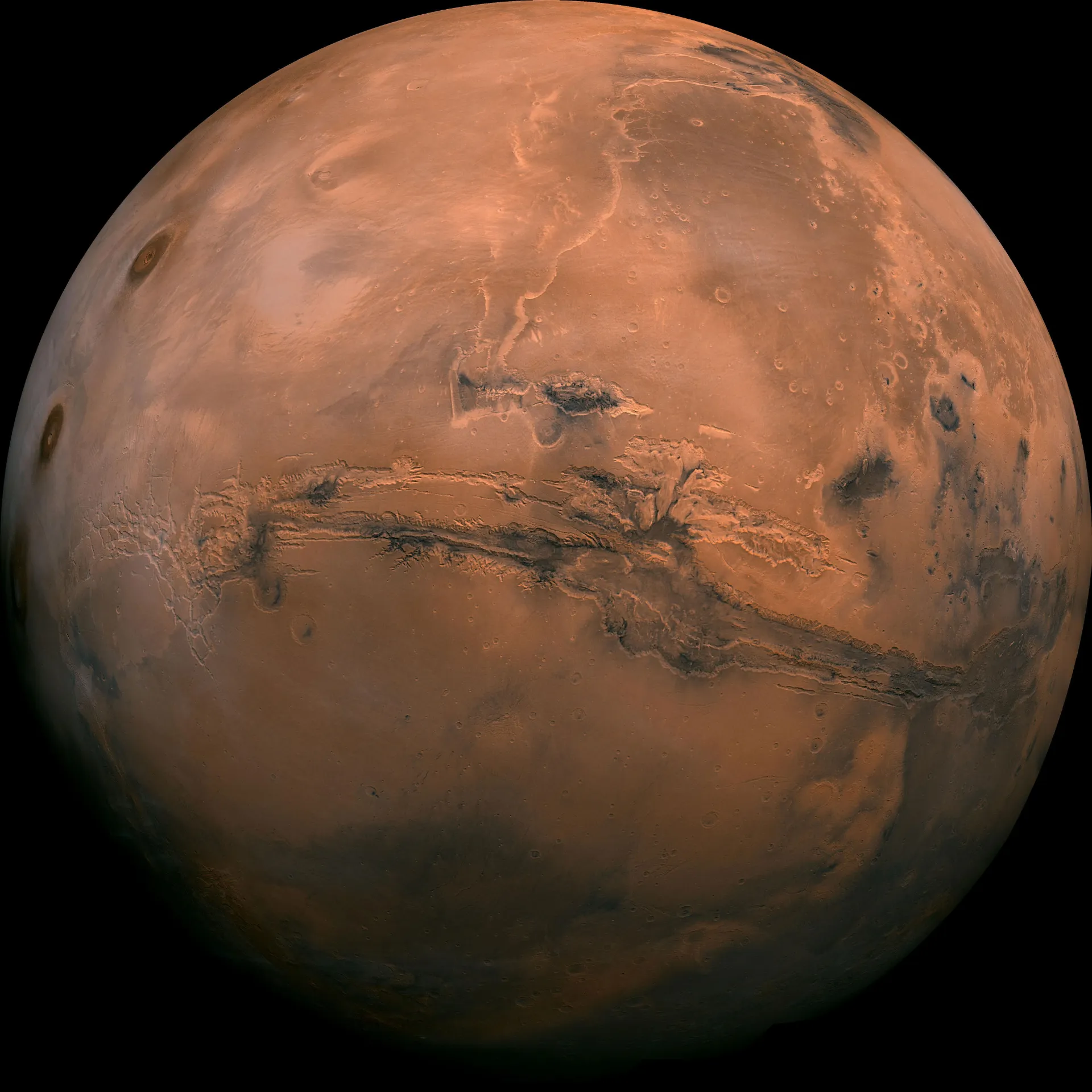 دره والس مارینریس یا گرند کنیون مریخ از نگاه وایکینگ یک