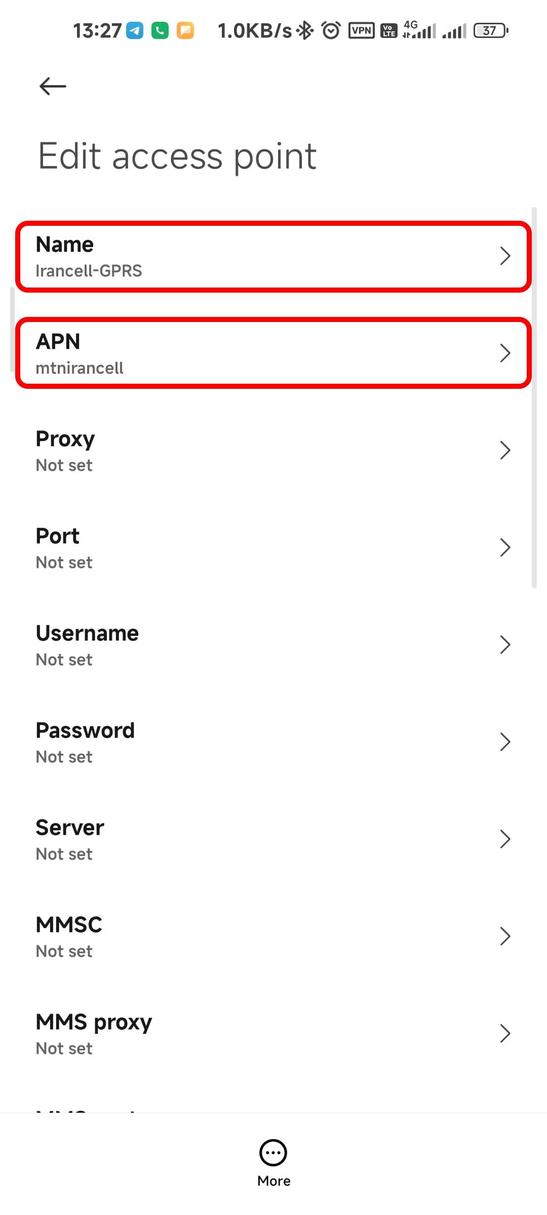 انتخاب اسم و عبارت APN