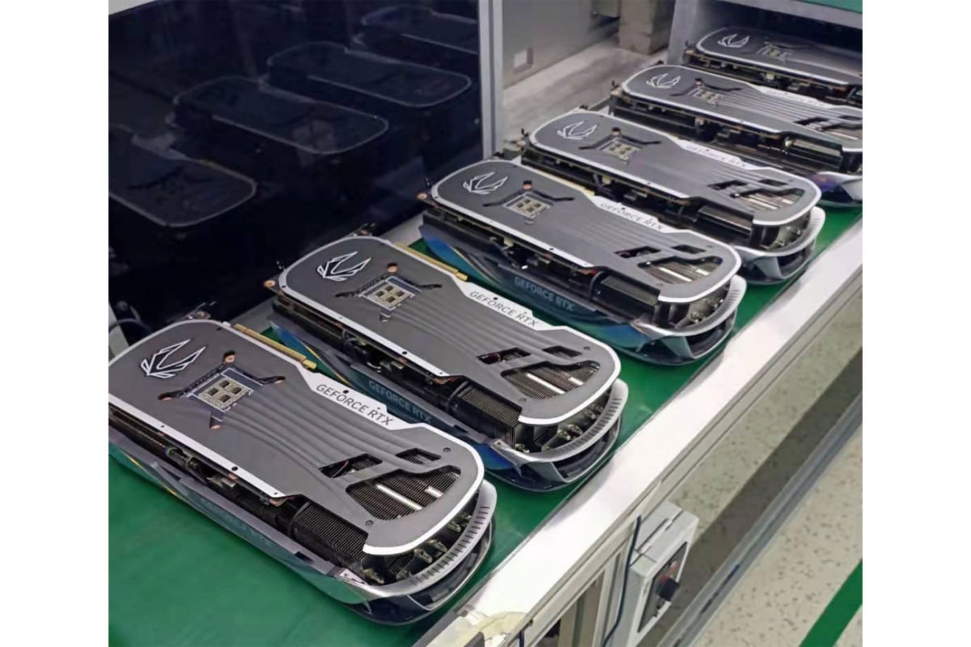 کارت گرافیک Zotac RTX 4090 انویدیا در خط تولید