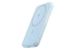 پاور بانک انکر 621 Magnetic Battery MagGo با ظرفیت 5000 میلی‌آمپر ساعت آبی