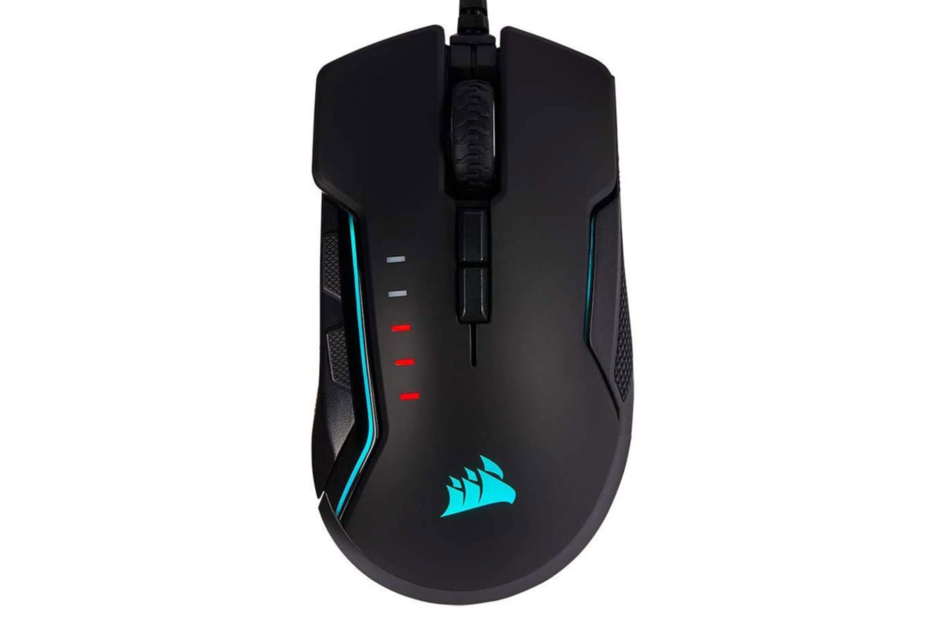 نمای روبرو ماوس کورسیر GLAIVE RGB PRO