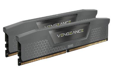نمای کناری رنگ خاکستری رم کورسیر Corsair VENGEANCE 64GB (2x32) DDR5-5600 CL40