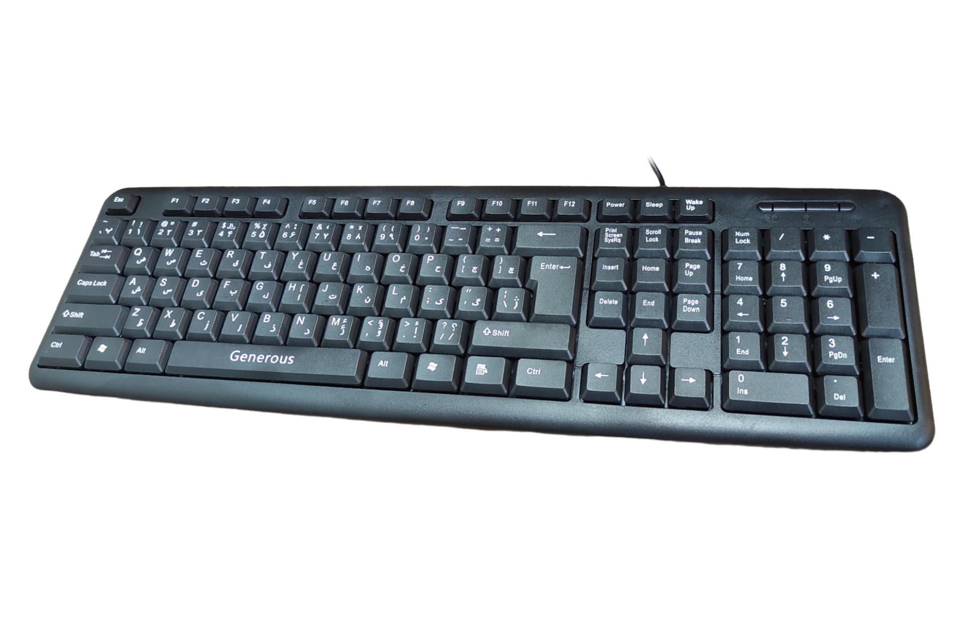 نیمرخ راست کیبورد جنروس K133