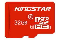 کارت حافظه کینگ استار microSDHC با ظرفیت 32 گیگابایت کلاس 10 قرمز