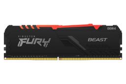 رم کینگستون Kingston FURY Beast RGB 8GB DDR4-3200 CL16