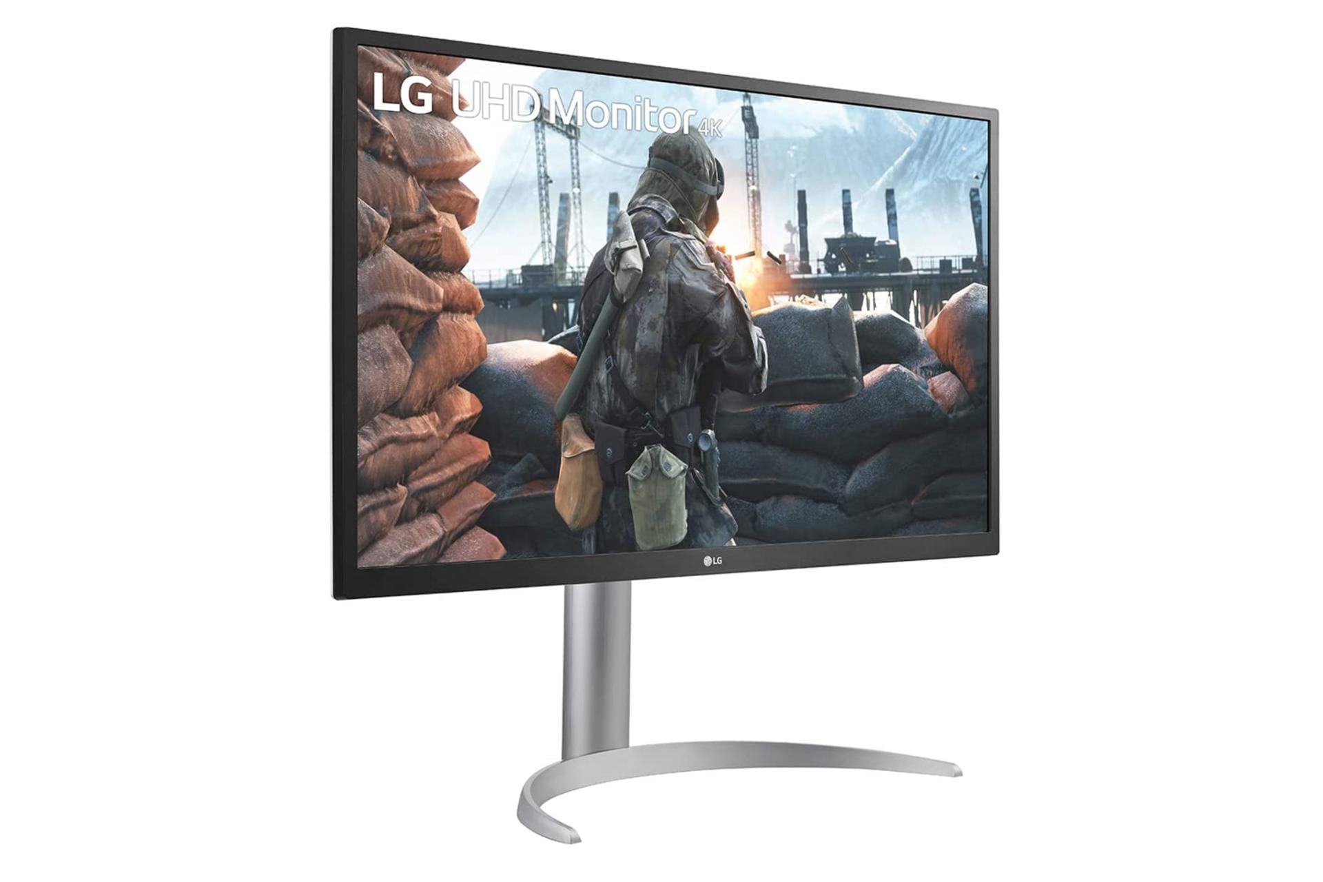 ابعاد مانیتور ال جی 27 اینچ مدل LG 27UP550N-W