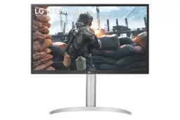 مانیتور ال جی 27 اینچ مدل LG 27UP550N-W نمای جلو