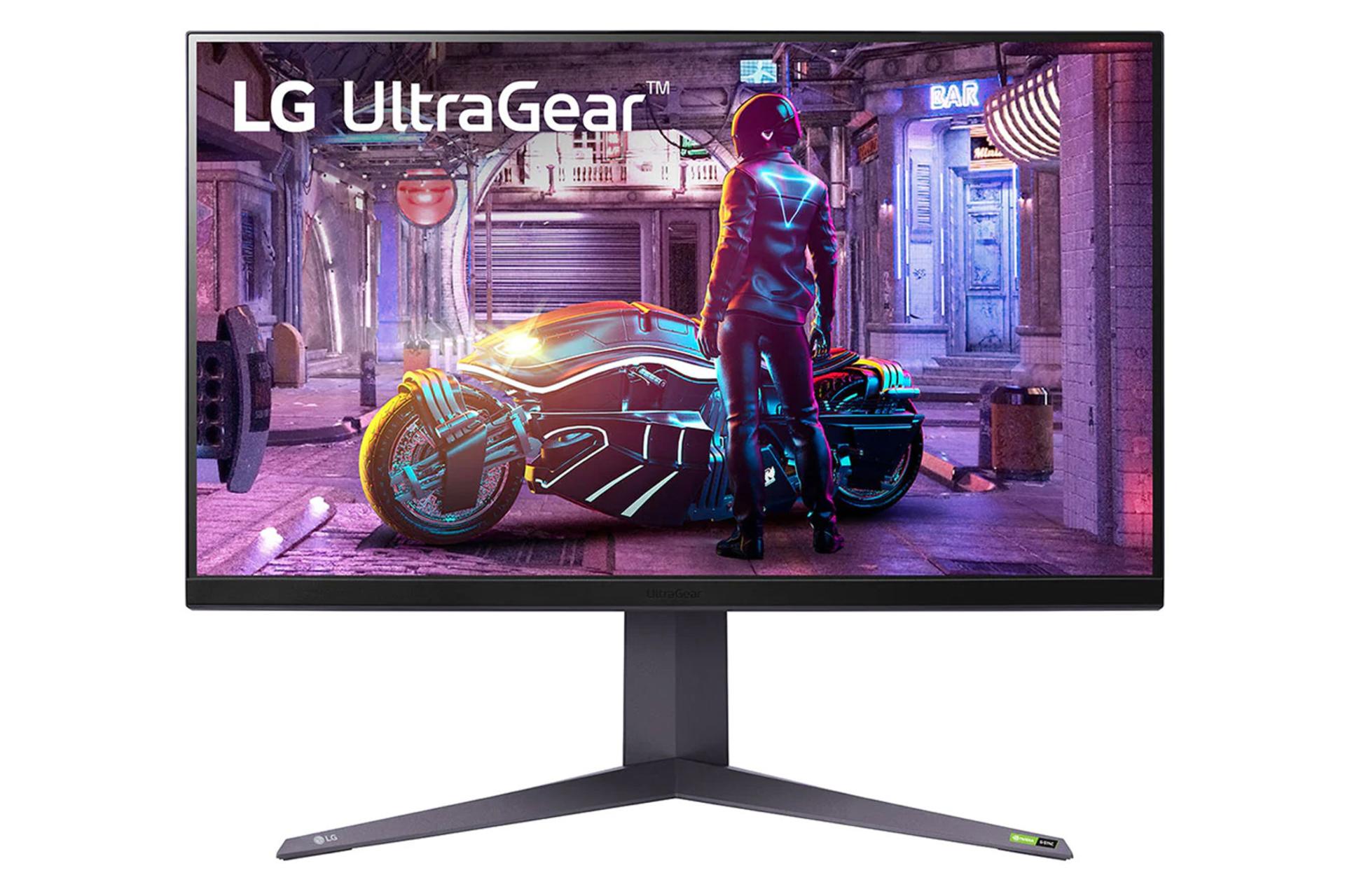 مانیتور ال جی 32 اینچ مدل LG 32GQ850-B نمای جلو