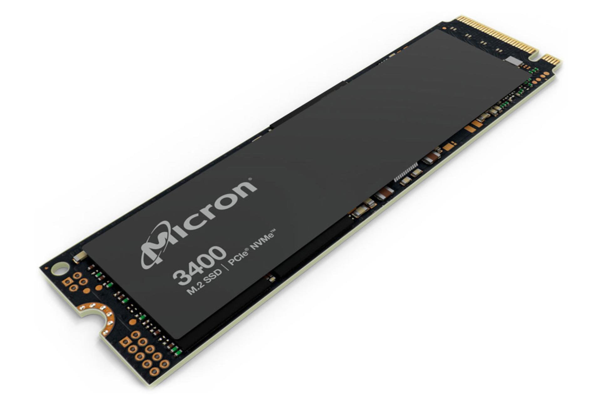 نمای چپ SSD مایکرون 3400 NVMe M.2