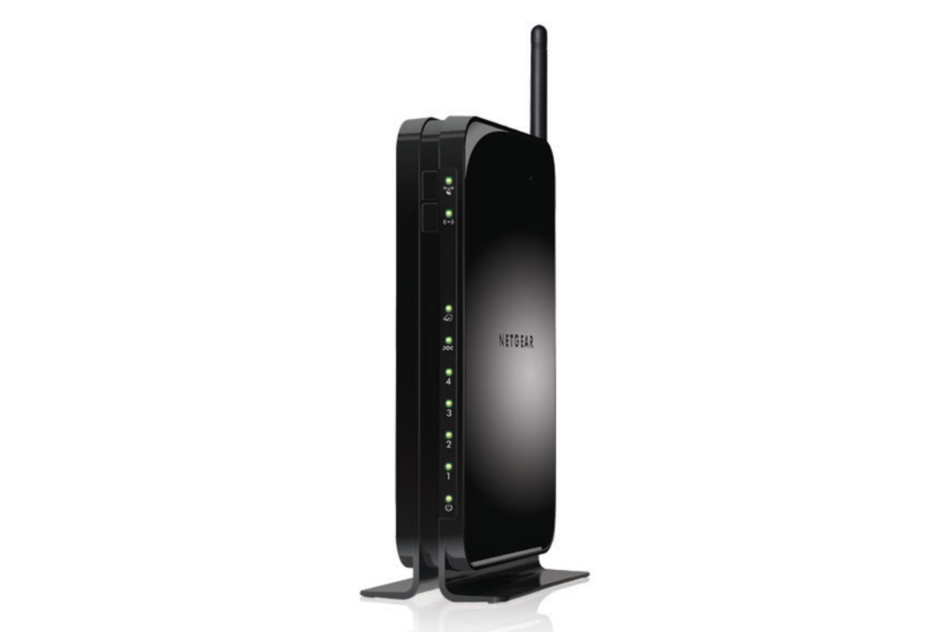 نمای کناری مودم - روتر نت گیر Netgear DGN1000