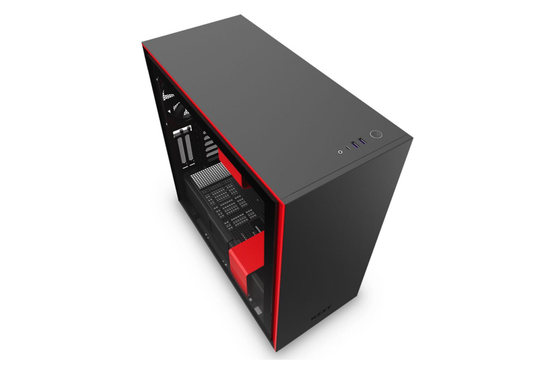 نمای بالا و چپ کیس کامپیوتر ان زی ایکس تی H710i